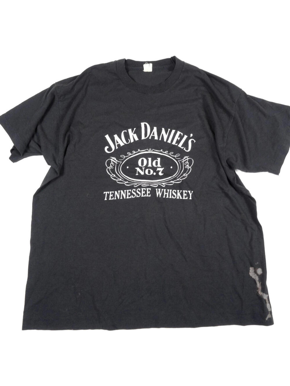 Vintage 80s Jack Daniels Sunset Beach Hawaii T Shirt XL Screen Stars Whiskey Tee